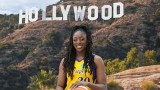Sparks forward Nneka Ogwumike announces retirement following 2026 season taken in Los Angeles (Los Angeles Sparks). Photo by  Kirby Lee-Imagn Images