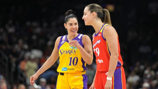 Sparks seek third straight win as they face Mercury in Phoenix taken at Mortgage Matchup Center (Los Angeles Sparks). Photo by Rick Scuteri-Imagn Images