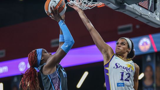 Sparks start four-game road trip against Dream in Atlanta (Los Angeles Sparks). Photo by Jordan Godfree-Imagn Images