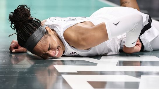 Aces star and reigning MVP A'ja Wilson ruled out for Thursday's game against Mystics taken in Las Vegas (Las Vegas Aces)
