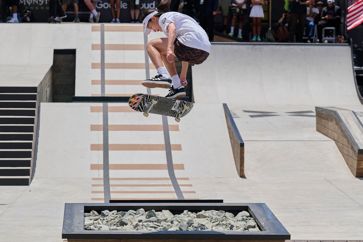 Team XC New York’s Ginwoo Onodera wins mens skateboard street during X Games Sacramento on June 27th, 2026, at Cal Expo in Sacramento, California.