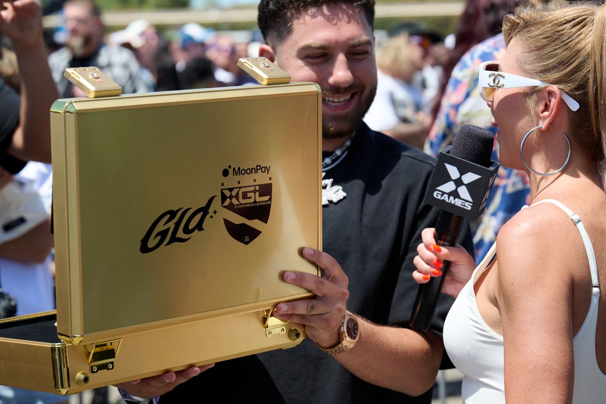  A picture of an X Games gold medal during X Games Sacramento on June 27th, 2026, at Cal Expo in Sacramento, California.