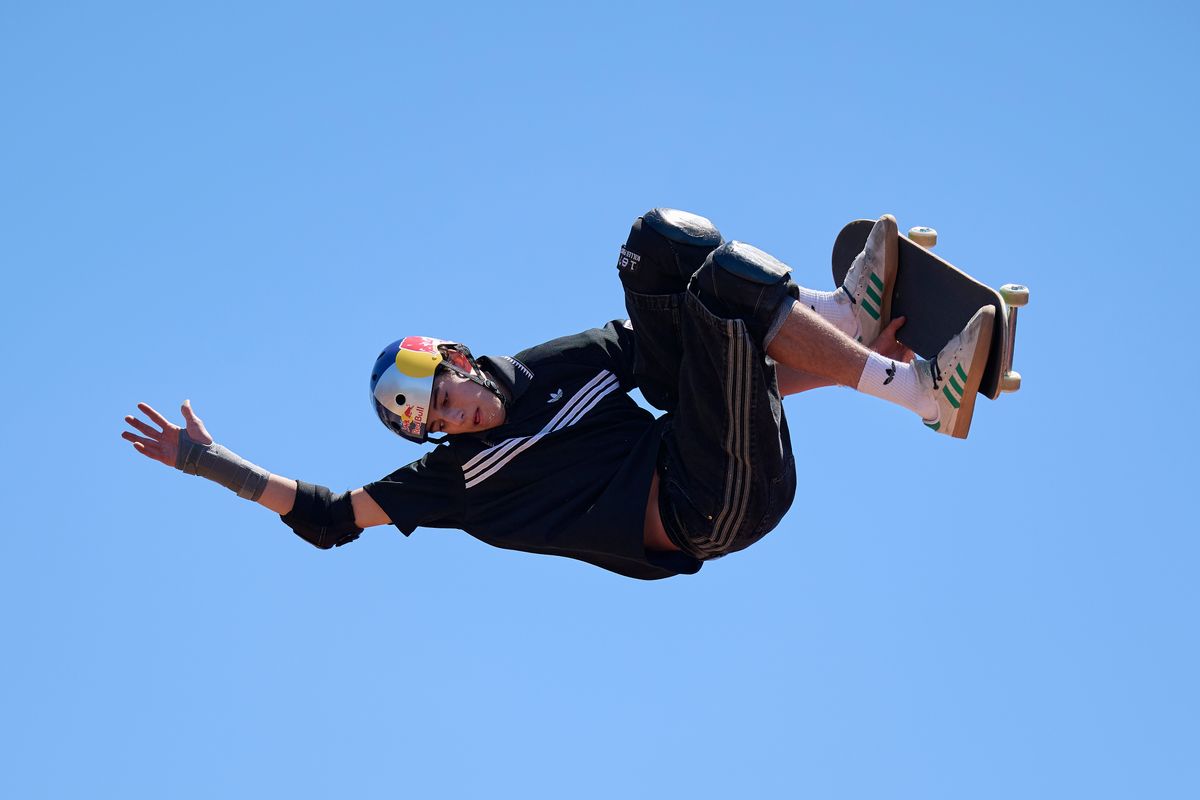 Team XC São Paulo’s Gui Khury wins mens skateboard vert during X Games Sacramento on June 28th, 2026, at Cal Expo in Sacramento, California.
