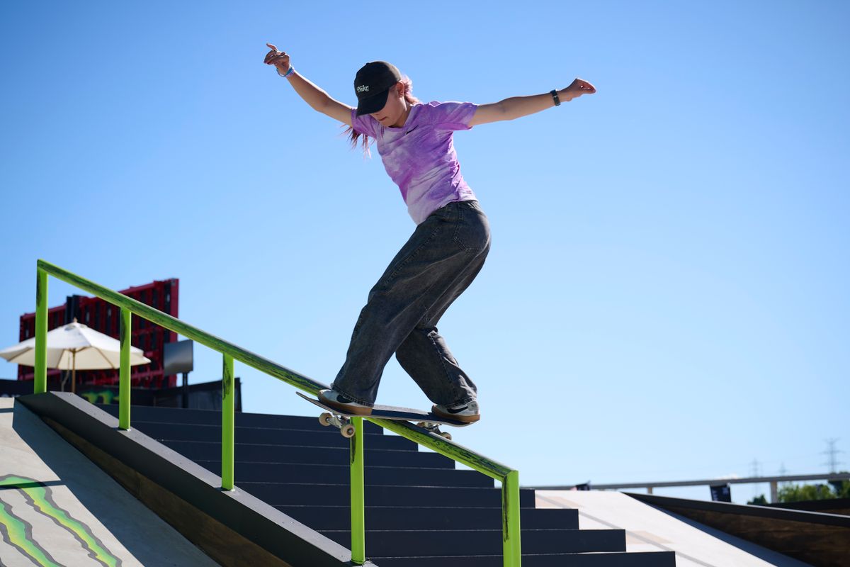 Team XC Tokyo’s Miyu Ito wins women’s skateboard street during X Games Sacramento on June 28th, 2026, at Cal Expo in Sacramento, California.